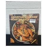 Adjustable chicken roasting rack