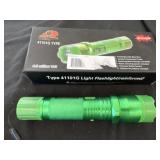 New light flashlight taser gun green