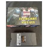 New black flashlight stun gun