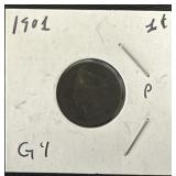1901-P Indian Head Cent