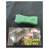 New green flashlight stun gun