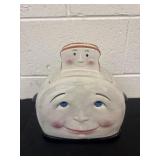 10ï¿½ toaster cookie jar has small chips