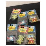 Group of dr Seuss sharpeners in packages
