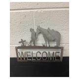 11ï¿½x9ï¿½ metal welcome sign