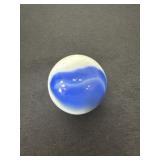 Vintage Bolder Marble with blue swirl