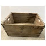 Vintage wood home dairies milk, box 12 1/2 x 19 x