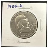 1954-D Silver Half Dollar