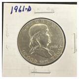 1961-D Silver Half Dollar