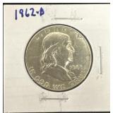 1962-D Silver Half Dollar