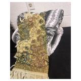 Throw blanket with little throw