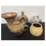 Group of southwestern pottery
