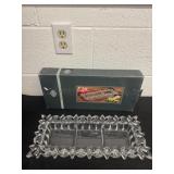 Vintage lead crystal candy dish 14ï¿½