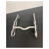 Vintage Crockett etched heart horse bit