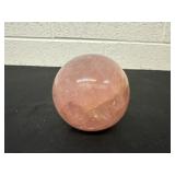 3ï¿½ rose quarts sphere
