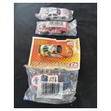 Group of NASCAR toy cars