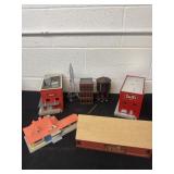 Railroad train model building