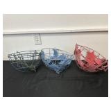 Group of Cute Decor Hanging Wire Planters