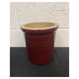 6'  red  Pampered Chef Family Heritage Stoneware