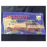 Herzgut toy truck with trailer
