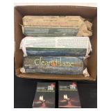 Clean flame instant fire logs and fire starter