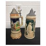 Two 10ï¿½ stein made in Germany