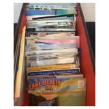 Box of vintage  post cards.