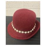 Beautiful ladies small fedora hat