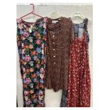 4 Vintage new Dresses size 14-16 and XL