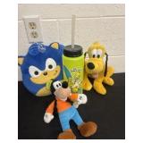 Group of Sonic goofy the Simpson