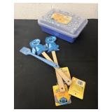 A group of stitch kitchen items