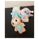 Two Wabi Sabi dolls, and a stitch doll