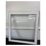 30x28 White Wood Framed Window