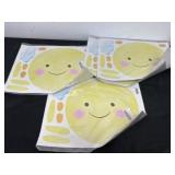 4 New Sun Sticker Decor