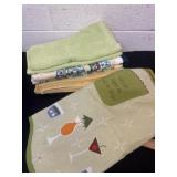 Hand towels and apron