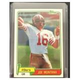 Joe Montana 1981 Topps rookie reprint