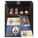 Bradford Exchange collector's set celebrating the