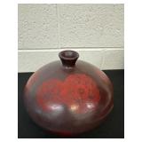 7ï¿½ red bowl pottery vase