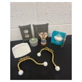 Hook and light covers, trinket box and