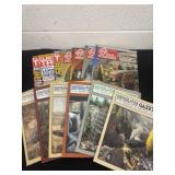 Group of rail roading magazines