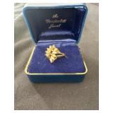 Vintage costume ring in special box