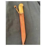 45 Finland knife, original leather sheath