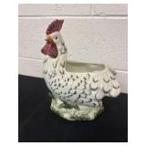 12ï¿½ 1992 Vintage Fitz & Floyd Specked Hen and