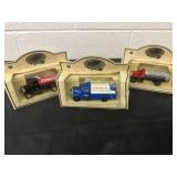 3 commemorative cars