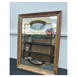 Carolands Finest Wood Framed Vintage Mirror 21x15