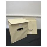 Group of Fabric Storage Boxes