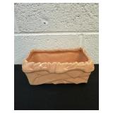 vintage 1940s McCoy Pottery rectangular planter