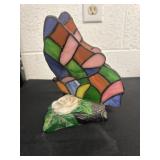 7ï¿½ Tiffany style stained glass butterfly table
