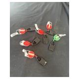 Group of retractable lighter leash