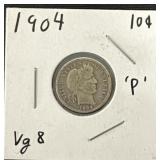 1904-P Silver Half Dollar