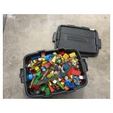 Box of Logs and and blocks